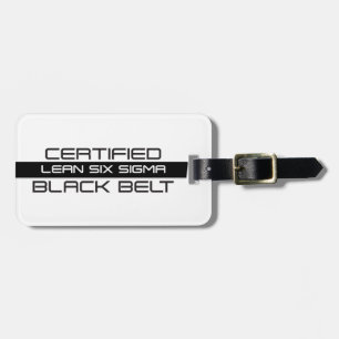 Certified Lean Six Sigma Black Belt Luggage Tag