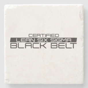 Certified Lean Six Sigma Black Belt  Stone Coaster