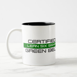 Certified Lean Six Sigma Green Belt 11oz Two-Tone Coffee Mug