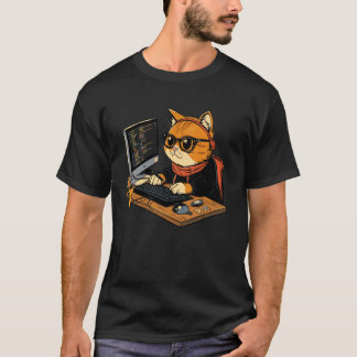 Certified Men and Women Cat Software Developer T-Shirt
