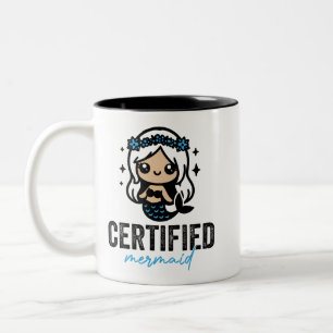 Certified Mermaid Ocean Sea Mermaid Queen Mug