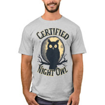 Certified Night Owl – Nocturnal Vibes with Owl