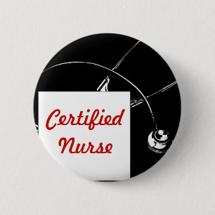 Certified Nurse 2 Inch Round Button