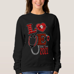 Certified Nurse Assistant 2022 Graduation Cute Lov Sweatshirt