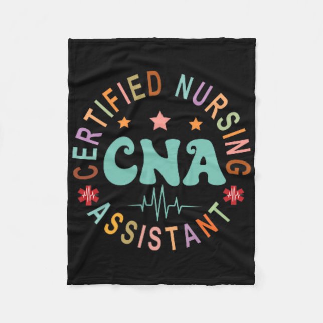 Certified Nurse Istant Appreciation Cna Apparel Un Fleece Blanket (Front)