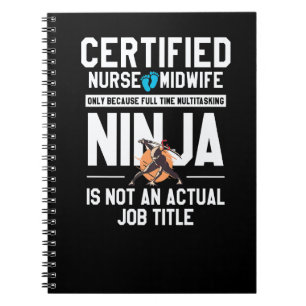 Certified Nurse Midwife Only Gynecologist Notebook
