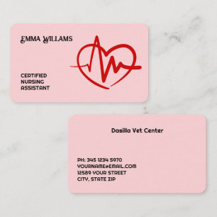 🩺 Certified Nursing Assistant Business Card