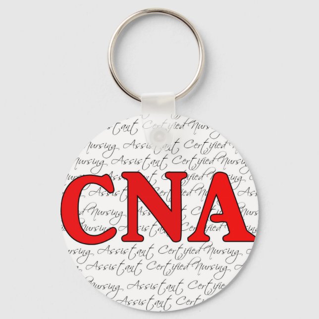 Certified nursing assistant keychain (Front)