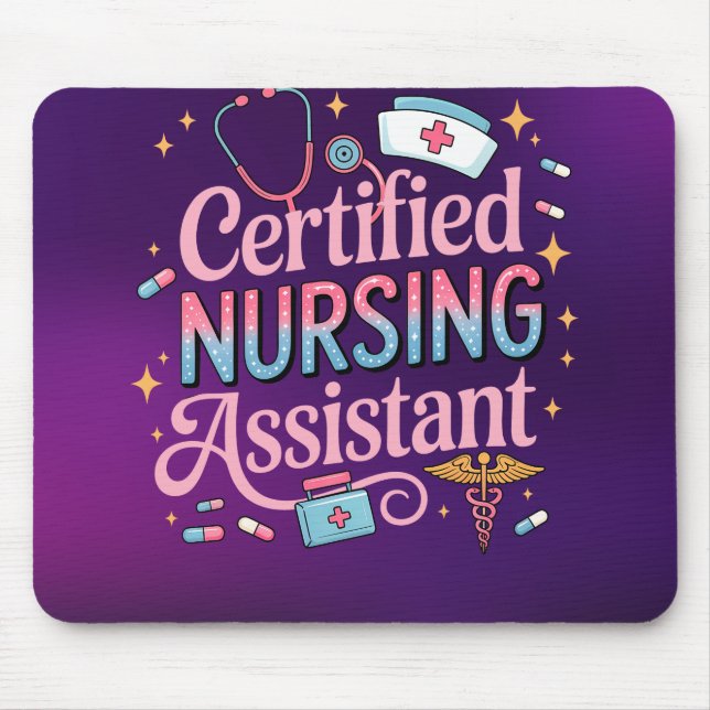 Certified Nursing Assistant Mousepad (Front)