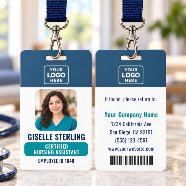 Certified Nursing Assistant Photo Bar Code Badge (Creator Uploaded)