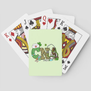 Certified Nursing Assistant St. Patrick's Playing Cards