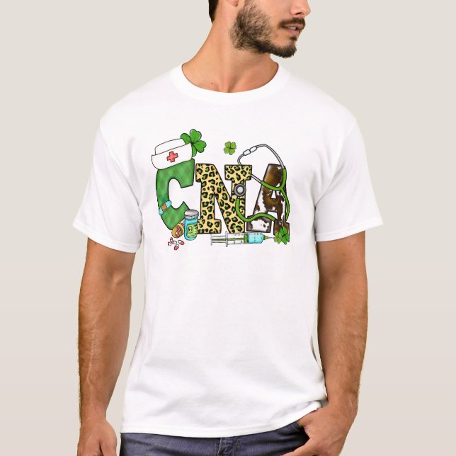 Certified Nursing Assistant St. Patrick's T-Shirt (Front)