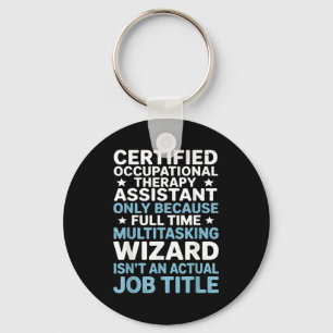Certified Occupational Therapy Istant Cota Therast Keychain