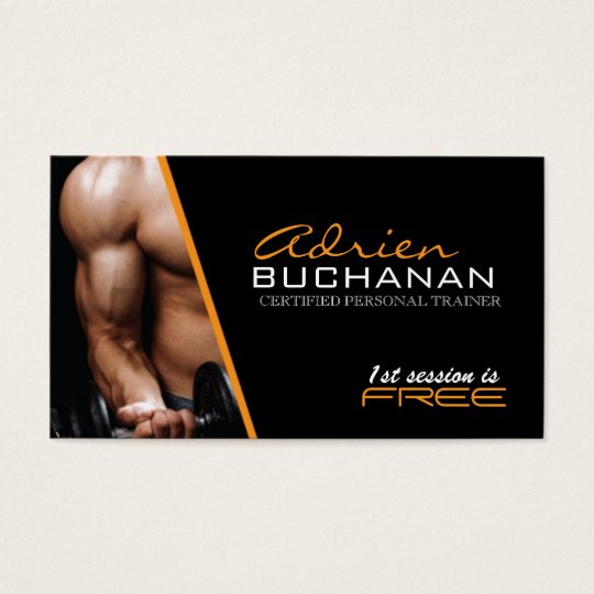 Certified Personal Trainer Business Card Zazzle.ca