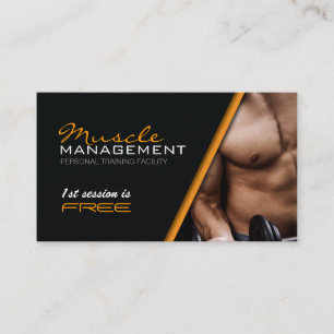 Certified Personal Trainer Business Card