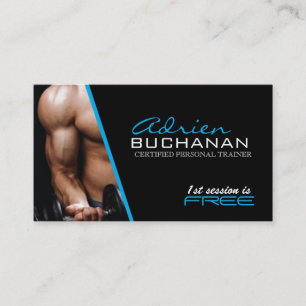 Certified Personal Trainer Business Card