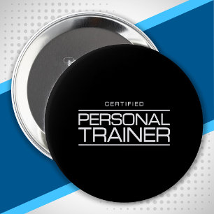 Certified Personal Trainer Health Fitness Coach 4 Inch Round Button