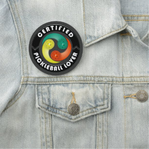 Certified Pickleball Lover 1 Options Name Tag