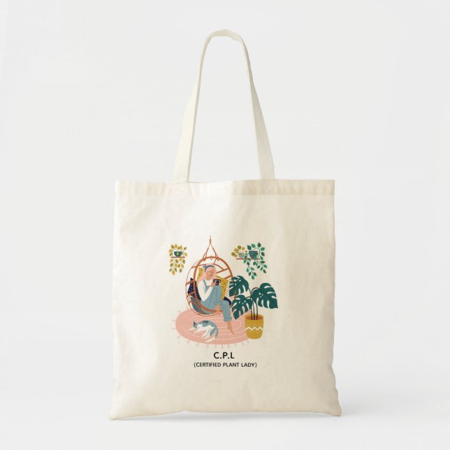 Certified Plant Lady Tote Bag (Front)