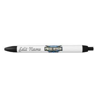 Certified Police Officer Black Ink Pen