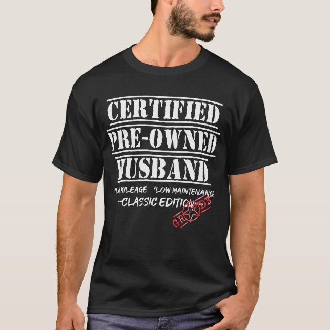 Certified Pre-owned Husband Classic T-Shirt (Front)