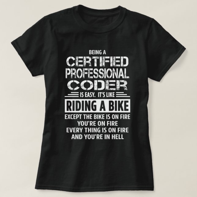 Certified Professional Coder T-Shirt (Design Front)