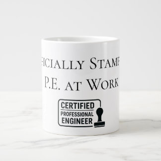 Certified Professional Engineer Congratulatory Large Coffee Mug