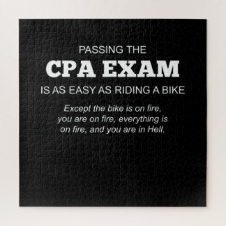 Certified Public Accountant CPA Exam Gift Jigsaw Puzzle
