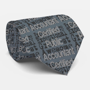 Certified Public Accountant Extraordinaire Tie