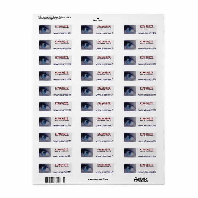 certified seal label (Full Sheet)