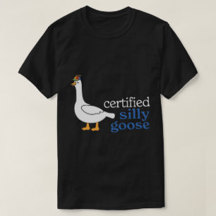 Certified Silly Goose With Adorable Propeller Hat T-Shirt
