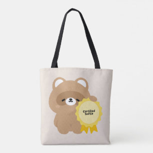 Certified Softie Beaver Tote Bag