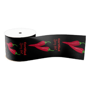 Certified Spicy Hot Thunder_Cove Grosgrain Ribbon