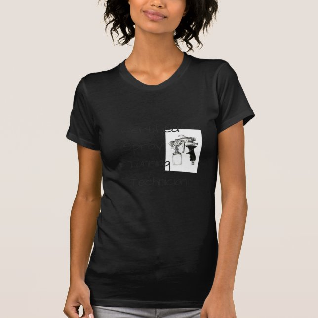 Certified Spray Tanning Technician T-Shirt (Front)