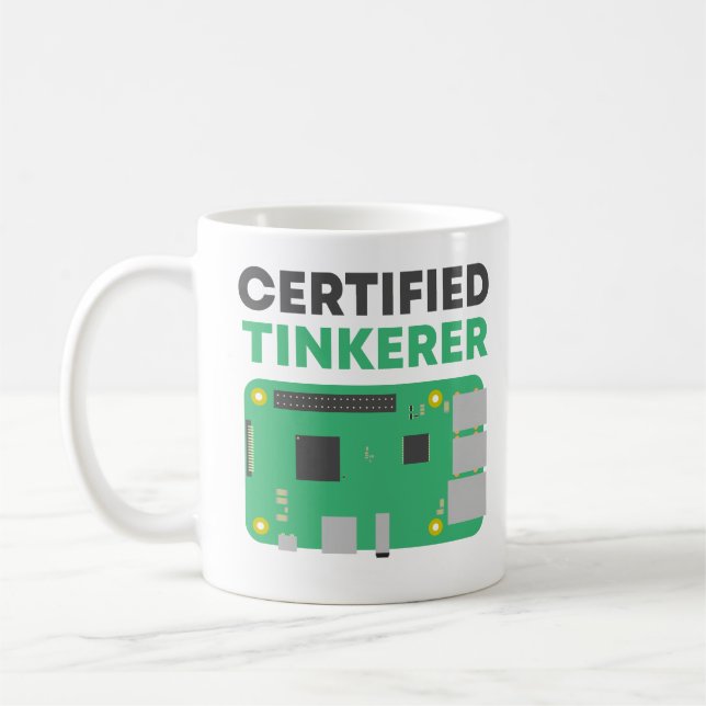 Certified Tinkerer Mug (Left)