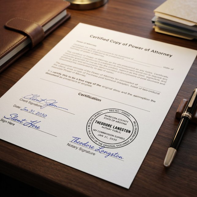 Certified true copy notary public law round black self-inking stamp (Creator Uploaded)