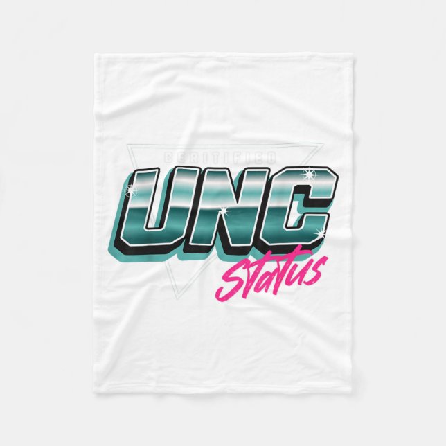 Certified UNC Status Fleece Blanket (Front)