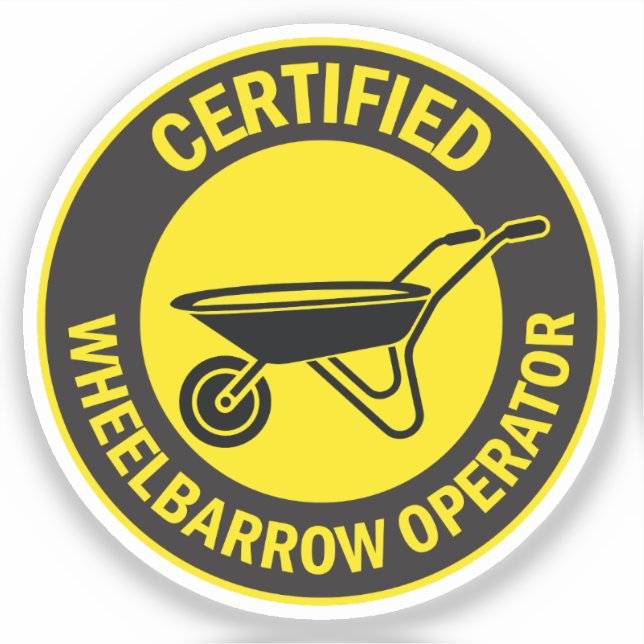 Certified Wheelbarrow Operator (Front)