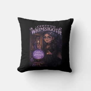 Certified Whimsigoth Witch Broom Closet Classic Throw Pillow