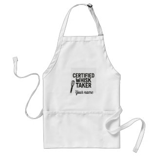 Certified Whisk Taker – Modern Personalized Kitche Standard Apron
