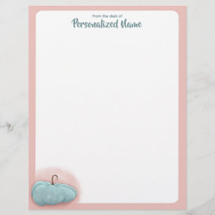 Cerulean Autumn - Unlined Letterhead