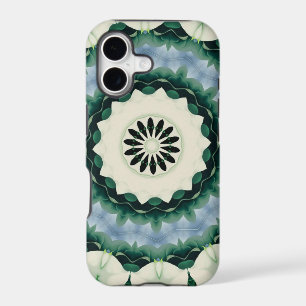 Cerulean Blue and Sacramento Green Mandala