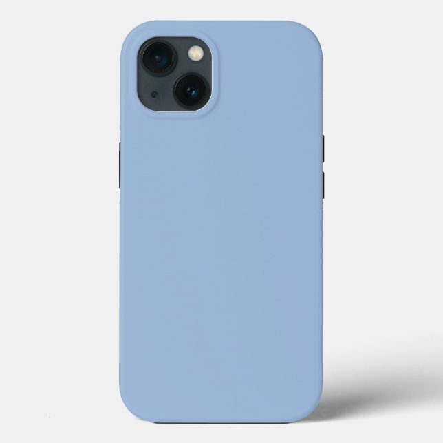 Cerulean blue Solid Colour Case-Mate iPhone Case (Back)