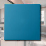 Cerulean Blue Solid Colour | Classic | Elegant Tile<br><div class="desc">Cerulean Blue Solid Colour | Classic | Elegant | Trendy | Stylish | Gift</div>