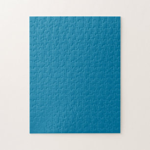 Cerulean Cool One Colour Challenging Jigsaw Puzzle