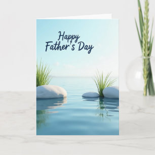 Cerulean Fathers Day Water Card