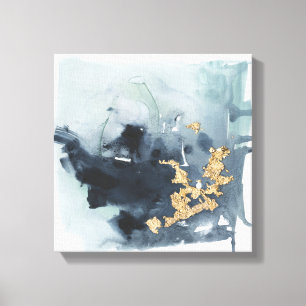 Cerulean & Gold Canvas Print