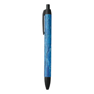 Cerulean Rhapsody Black Ink Pen