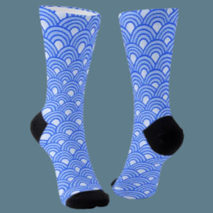 Cerulean Scales Crew Socks