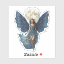 Cerulean Serenity Fairy - Sticker Cutout